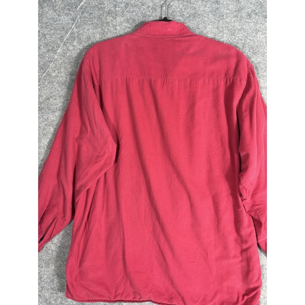 Vintage Habands Ice House Fleece Lined Button Front Shirt Jacket‎ Sz L - Picture 8 of 8